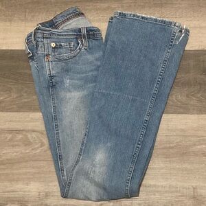 Sz 2 Y2K American Eagle Distressed Jeans Vintage Quality